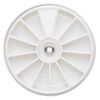 Organizer, clear plastic/white, (1) 3-1/4 x1/2 inch and (1) 2-1/2x1/2 inch rounds with 13 compartments and rotating lid. Sold per pkg of 2. image number 1