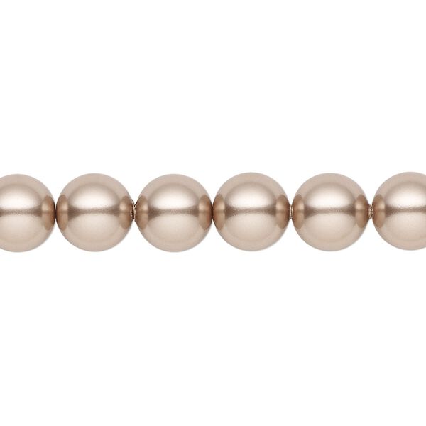 Pearl 250pk bronze, Swarovski® 8mm round 5810 image number 0