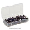 Organizer, Dot Box™, plastic, clear, 2-1/2 x 1-1/4 x 1/2 inch rectangle with pop-up lid. Sold per pkg of 4. image number 0