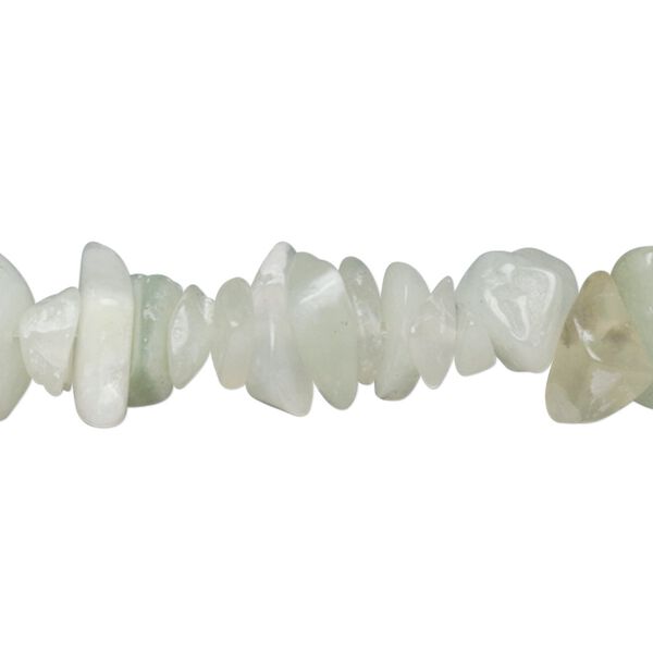 Sea green new "jade" 1pkg1, chip bead natural 15.5-16 inch large image number 0