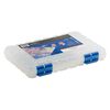Organizer, Dot Box™, plastic, clear and blue, 11 x 7-1/2 x 1-1/2 inches. Sold individually. image number 2