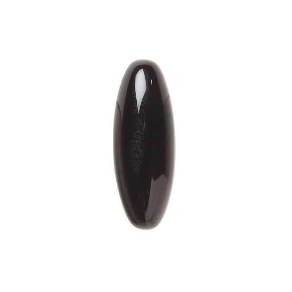Black onyx 1pkg2, calibrated oval cab 22x8mm image number 0