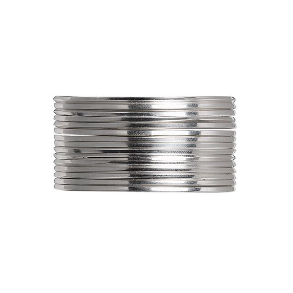 Wire, Beadalon®, stainless steel, 3/4 hard, square, 20 gauge. Sold per pkg of 3 meters. image number 0