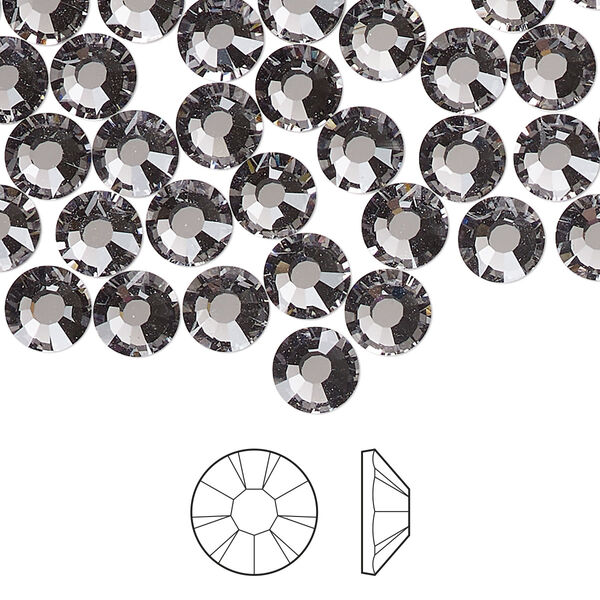 Flat back 1pkg288 lilac ash foil back Preciosa MAXIMA Czech crystal rhinestone 6.3-6.5mm chaton rose round SS30 image number 0