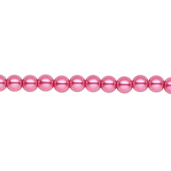 Pearl 2pk pink, Celestial Crystal® 4mm round 15.5-16 inch image number 0