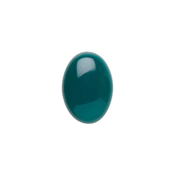 Green agate 1pkg2, calibrated oval cab 18x13mm image number 0