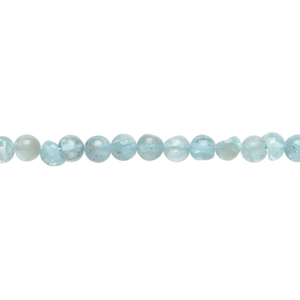 Apatite 1pkg1, hand-cut round bead natural 13 inch 3-5mm image number 0