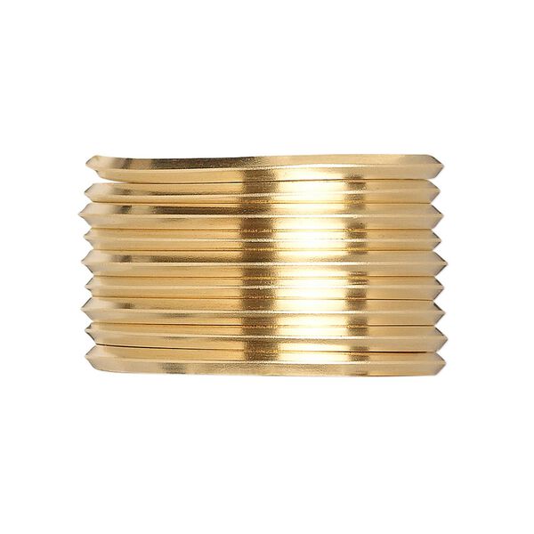 Wire, 12Kt gold-filled, dead-soft, square, 14 gauge. Sold per pkg of 5 feet. image number 0