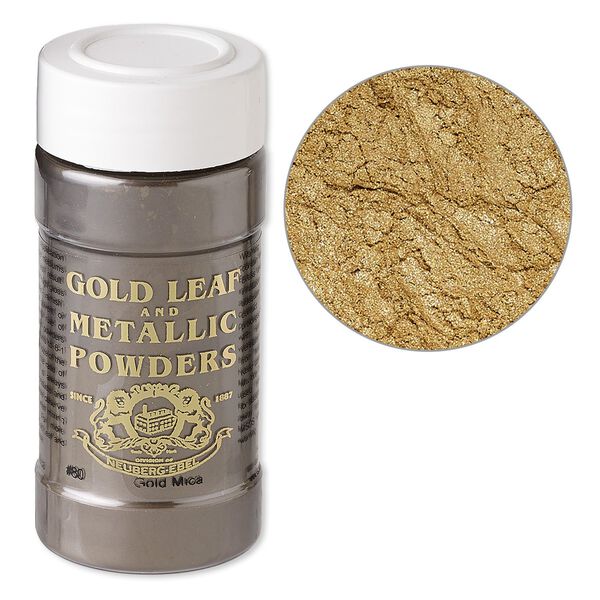 Mica powder 1pkg1, gold (0080-002) 1 oz image number 0