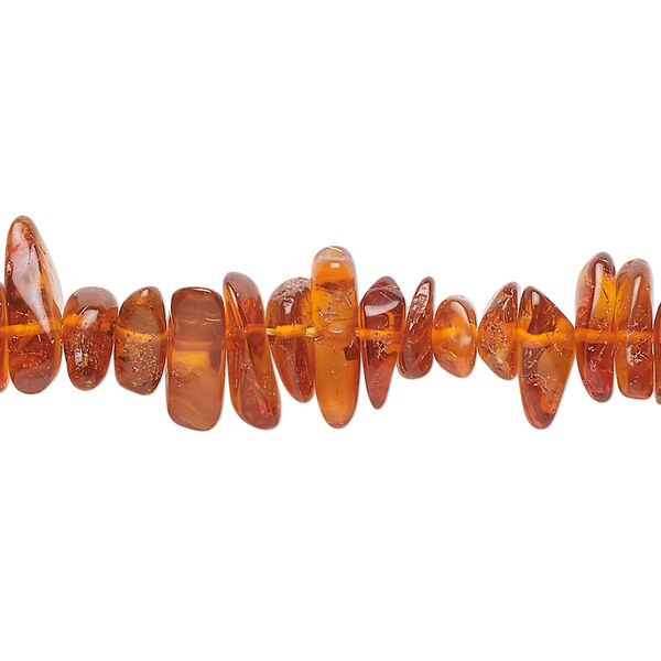 Amber 1pkg1, chip bead 15.5-16 inch small image number 0