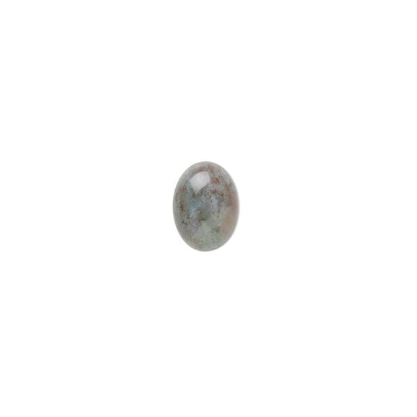 Fancy jasper 1pkg10, calibrated oval cab natural 8x6mm image number 0
