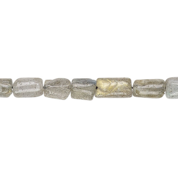 Labradorite 1pkg1, hand-cut round tube bead natural 13 inch 6x5mm-7x6mm image number 0