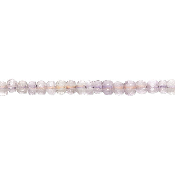 Amethyst / ametrine 1pkg1, hand-cut faceted rondelle bead 10 inch 3x2mm-4x3mm image number 0