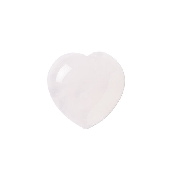 Rose quartz 1pkg1, calibrated heart cab natural 20mm image number 0
