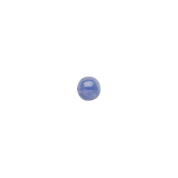 Tanzanite 1pkg1, half-drilled round bead 6mm image number 0