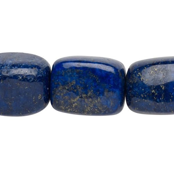 Lapis lazuli 1pkg1, tumbled nugget bead 8 inch medium image number 0