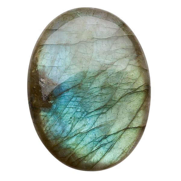 Labradorite 1pkg1, calibrated oval cab natural 40x30mm image number 0