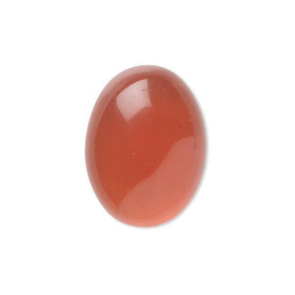 Carnelian 1pkg6, calibrated oval cab 12x10mm image number 0