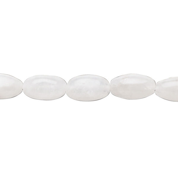 Rainbow moonstone 1pkg1, hand-cut oval bead natural 15.5-16 inch 7x4mm-11x6mm image number 0