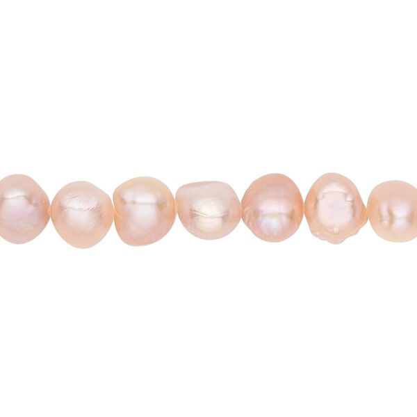 Pearl, cultured freshwater, mauve, 5-9mm flat-sided potato, D grade, Mohs hardness 2-1/2 to 4. Sold per 16-inch strand. image number 0