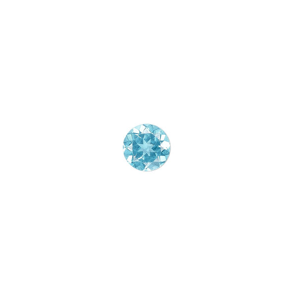 Apatite 1pkg1, hand-cut faceted round gem natural 6mm image number 0