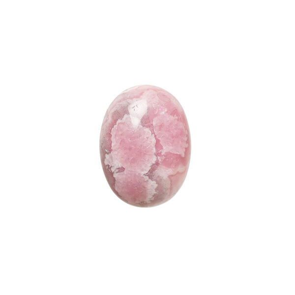 Rhodochrosite 1pkg1, calibrated oval cab natural B grade, 16x12mm image number 0