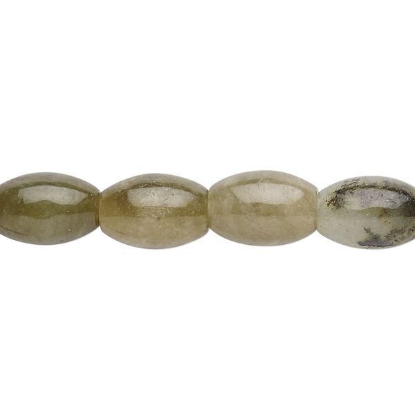 Jadeite 1pkg1, round tube bead natural 15.5-16 inch 12x8mm image number 0