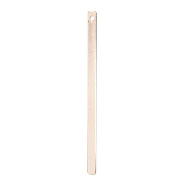 Focal, 14Kt rose gold-filled, 38x2mm bar. Sold per pkg of 2. image number 0