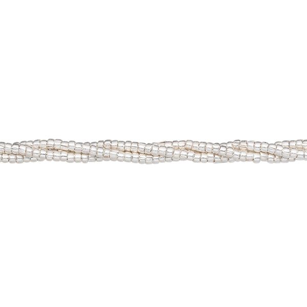 Bead, Hill Tribes, sterling silver, 1.2x1mm oval. Sold per 15-1/2 to 16-inch strand, approximately 510 beads. image number 0