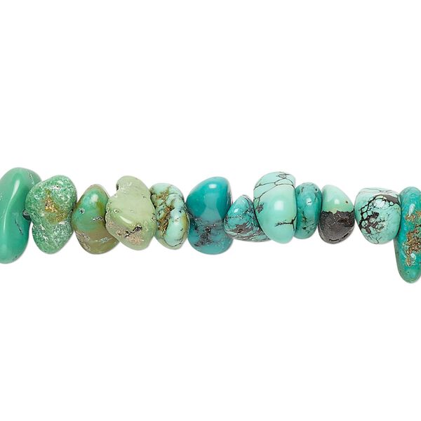 Turquoise 1pkg1, chip bead 15.5-16 inch large image number 0