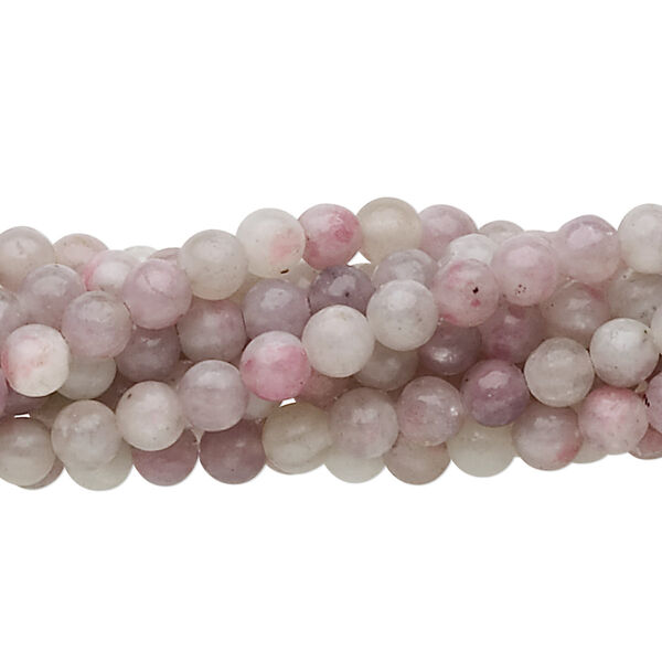 Quartz mix 1pkg10, round bead natural C grade, 15.5-16 inch 4mm image number 0