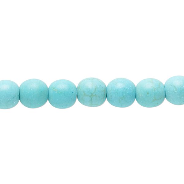 Magnesite 1pkg1, round bead 14 inch 7-8mm image number 0