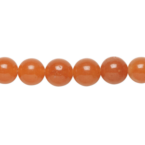Red aventurine 1pkg1, round bead natural B grade, 15.5-16 inch 8mm image number 0