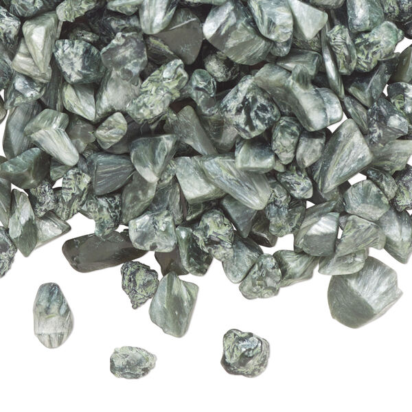 Seraphinite 1pkg1, undrilled inlay chip natural 1 ounce mini image number 0
