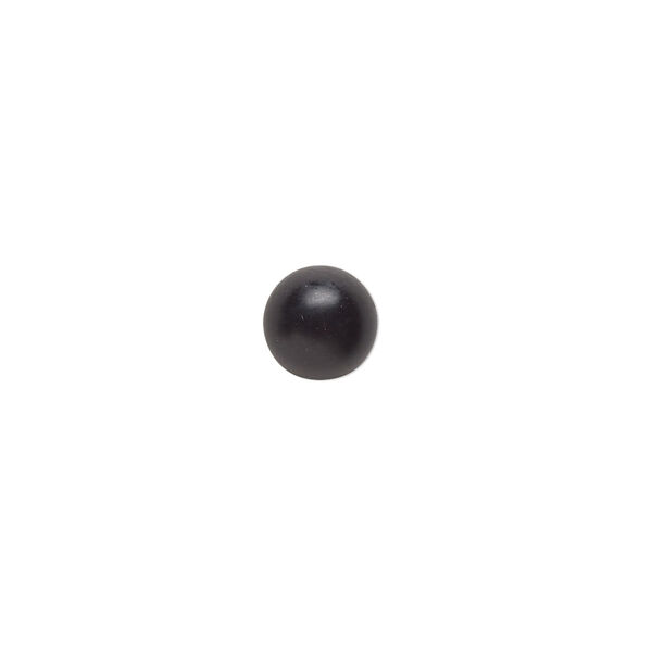 Black onyx 1pkg10, calibrated matte round cab 8mm image number 0