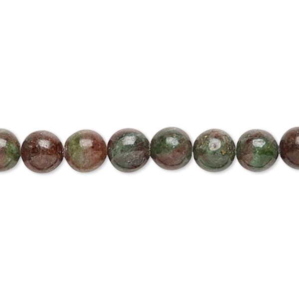 Kashgar garnet 1pkg1, round bead natural 15.5-16 inch 6mm image number 0
