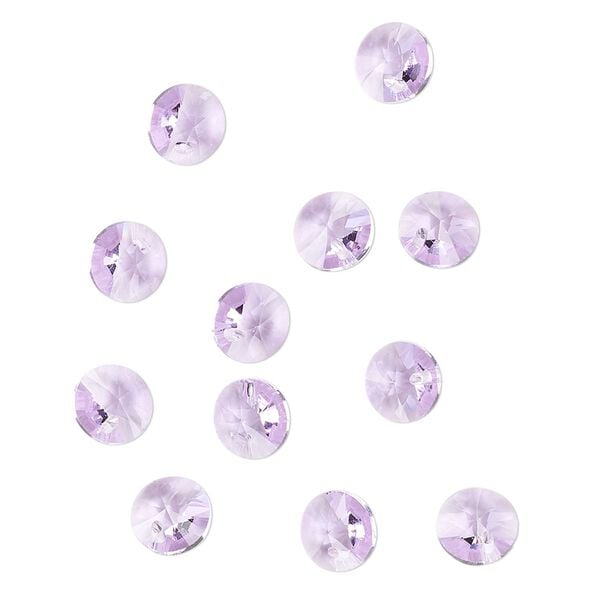 Drop 12pk violet, Crystal Passions® 6mm pendant mini disk 6428 image number 1